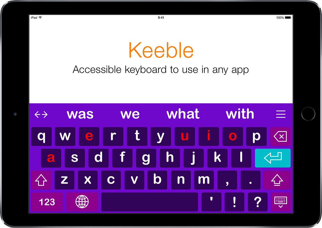 AssistiveWare's Keeble 3.0 makes typing more accessible on iOS Image